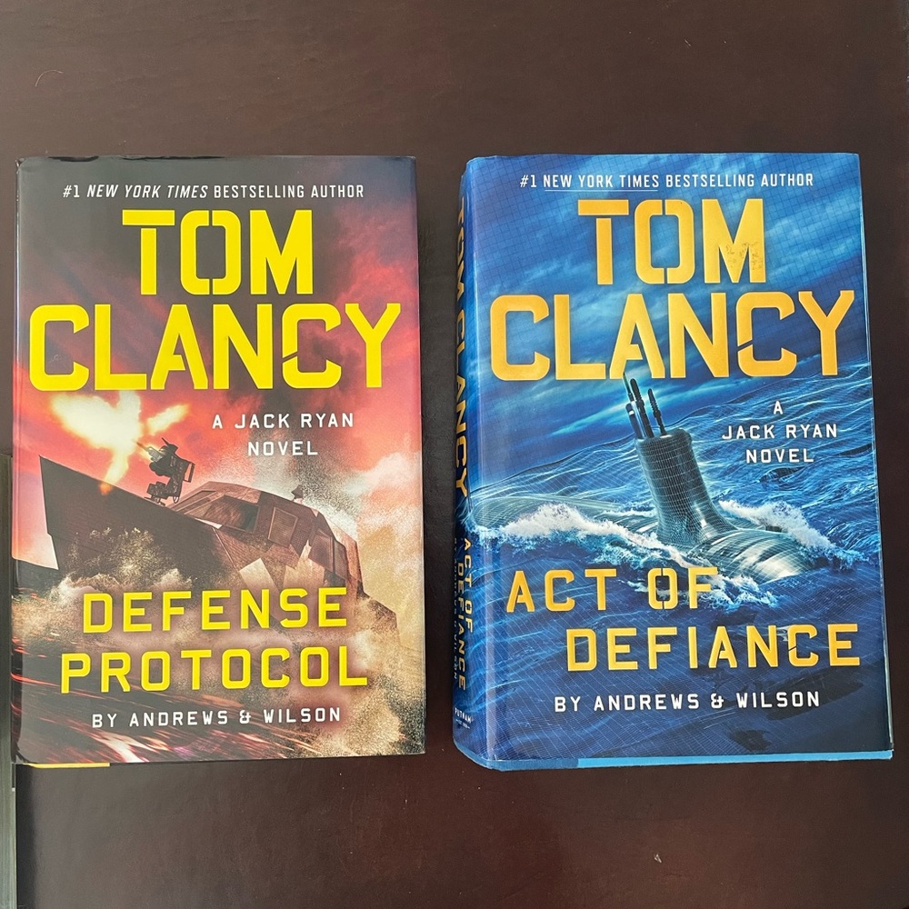 Tom Clancy Hardcover Book Set